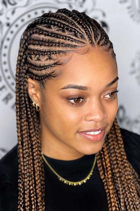 Latest Hair Braids, Cornrows Braids For Black Women, Twisted Hair, Feed In Braids Hairstyles, African Hair Braiding Styles, Box Braids Hairstyles For Black Women, Braided Cornrow Hairstyles, Protective Hairstyles Braids, Fulani Braids