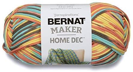 Amazon.com: Bernat Maker Home Dec Yarn, 8.8oz, Guage 5 Bulky Chunky, Aqua Crochet Projects Blankets, Modern Shades, Bernat Baby Blanket, Crochet Faces, Chunky Knitting, Knitting Gauge, Variegated Yarn, Home Decor Projects, Crochet Hook Sizes