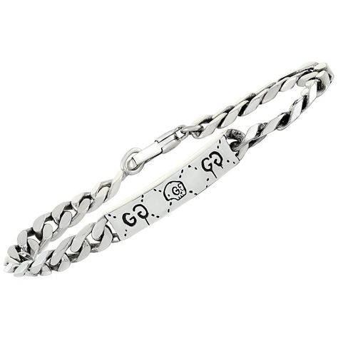 Sterling Silver Bracelet, Sterling Silver Bracelets, Silver Bracelet, Personalized Items, Gucci, Bracelet, Sterling Silver, For Sale, Silver