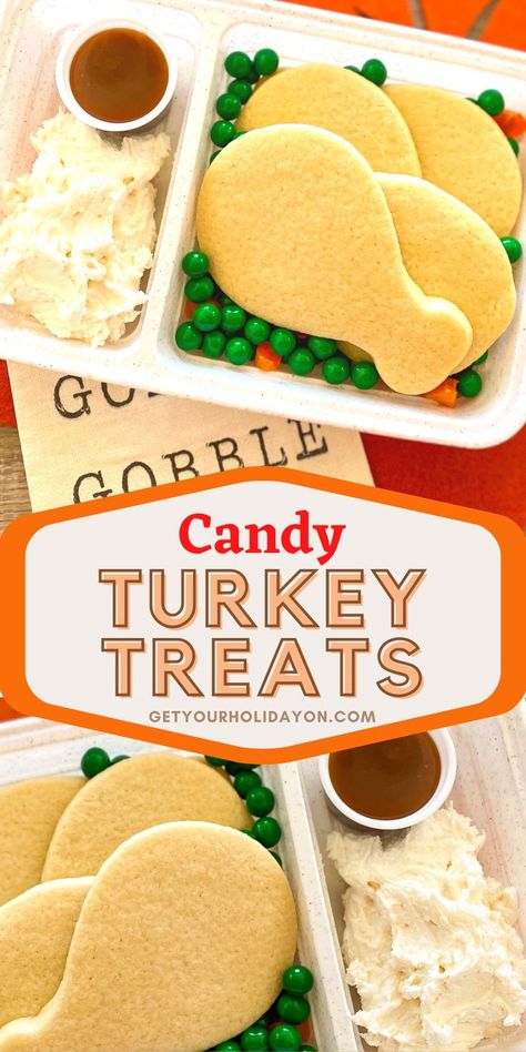 turkey cookies Easy Turkey Cookies, Turkey Leg Cookies, Turkey Themed 1st Birthday, Thanksgiving Cookie Kits, Turkey Cookie Platter, Thanksgiving Cookies Kids, Turkey Rice Krispie Treats, Turkey Sugar Cookies, Thanksgiving Cookies Decorated