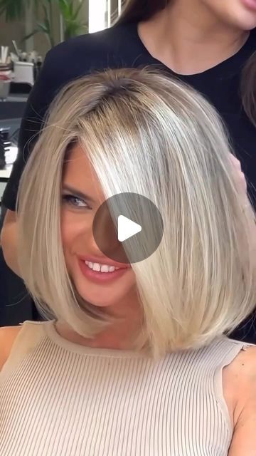 𝐇𝐚𝐢𝐫 𝐕𝐢𝐝𝐞𝐨𝐬 / 𝐂𝐨𝐫𝐭𝐞𝐬 𝐝𝐞 𝐃𝐢𝐯𝐚𝐬® on Instagram: "Prettiest transformation 🫶🏼 @martafeschuk" One Length Bob Hairstyles, Best Hair Tips, 2024 Bob Hair, Long Hair To Bob Transformation, Kaskade Haircut, Hair Cuts Short Medium, Long Bob Thick Hair, 2024 Womens Hair Trends, Hair Colors 2024