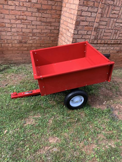 PRICES MAY VARY. PLEASE NOTE THAT THIS WILL TAKE SOME TIME TO PUT TOGETHER - Perhaps 2 -3 hours of assembly required Removable tailgate Easy-to-empty tilting bed with quick release lever 600 lb. capacity for hauling gravel, fertilizer, and yard waste Large 15-5/8 in. x 3.53 in. pneumatic tires Plan on at least 2 hours or more to put together. This trailer cart features an easy-to-empty tilting bed with a quick release lever for easy dumping. The trailer cart has a removable tailgate for added co Tilt Trailer, Yard Cart, Garden Cart, Yard Waste, Quick Release, Lawn Garden, Tires, Lawn, Trailer