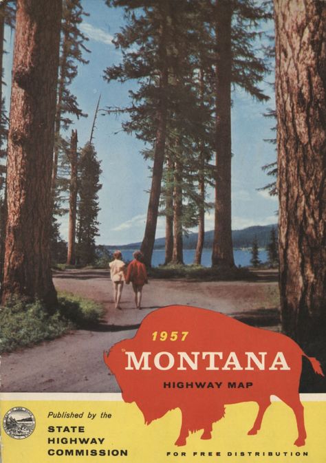 Eva Core, Reject Modernity, Indie Folk Music, Vintage Montana, Highway Map, Butte Montana, Billings Mt, Big Sky Country, Summer Memories