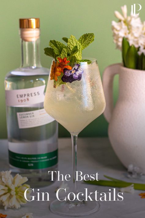 🌺 The botanical notes in gin make it a wonderful spirit for cocktails. Here are the best gin cocktails from the top mixologists in the world. Botanical Cocktails, Refreshing Drinks Alcohol, Best Gin Cocktails, Rum Punch Recipes, Best Gin, Classic Martini, Popular Cocktails, Tequila Drinks, Rum Cocktails