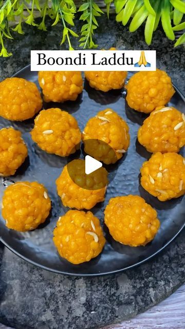 Sweet Recipes Easy Indian Sweets Recipes, Boondi Ladoo Recipes, Laddu Recipe Indian Sweets, Boondi Recipe, Easy Indian Sweet Recipes, Boondi Ladoo, Easy Indian Dessert Recipes, Easy Indian Dessert, Laddu Recipe