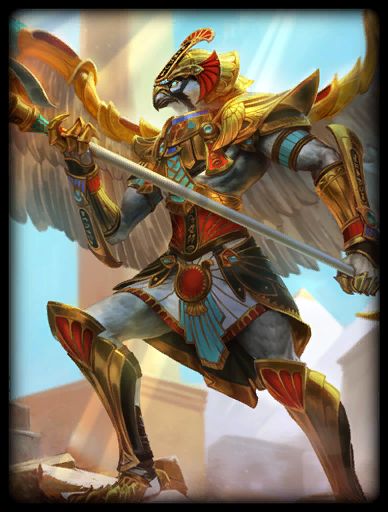 Horus - Official SMITE Wiki Egyptian Warrior, Horus Tattoo, Egyptian Goddess Art, Egypt Concept Art, Egyptian Deity, Gods Of Egypt, Ancient Egyptian Gods, Egyptian Tattoo, Egyptian God