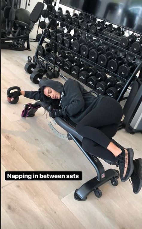 Kim Kardashian Went To The Gym After Kylie Jenner's Birthday Party Because 'No Excuses'- ellemag Kardashian Gym, Kim Kardashian Workout, Kim K House, Kim Kardashian House, Kardashian Workout, Kim Kardashian Home, Kardashian House, Kylie Jenner Birthday, Kim House