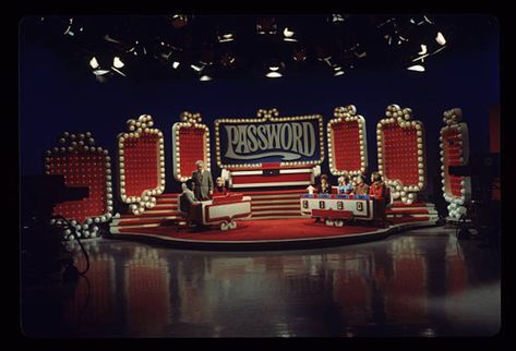 Game Show Stage Design, 70s Set Design, Retro Stage Design, Game Show Set Design, 70s Game Show, Game Show Aesthetic, Vintage Game Show, Game Show Set, Sushi Tattoo