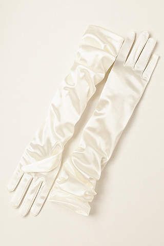 View Satin Elbow-Length Gloves CLARA Wedding Gloves Long, Bride Gloves, Gloves Style, Silk Gloves, Simple Satin, Satin Gloves, Elbow Length Gloves, Elegant Gloves, Wedding Gloves