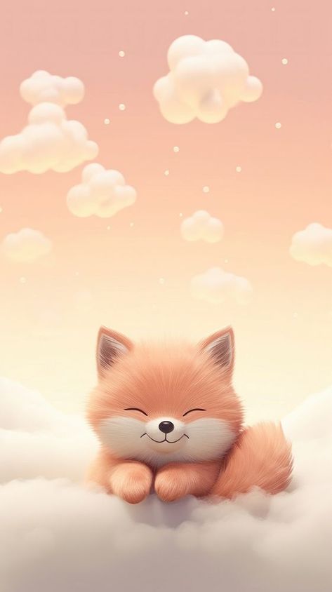 Chubby fox cartoon animal mammal. | free image by rawpixel.com / Aew Cute Fox Wallpaper, Fox Cartoon, Iphone Wallpaper Cute, Fox Wallpaper, Animal Wallpapers, Cute Puppy Wallpaper, Kitten Wallpaper, Puppy Wallpaper, Cat Background