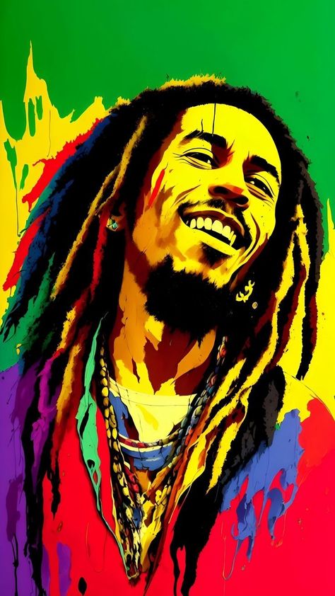 Add a touch of reggae spirit to your space with this vibrant Bob Marley Tapestry. Perfect for wall hanging or as a unique room decoration, it brings a lively, artistic vibe with its colorful design and iconic imagery. Ideal for music enthusiasts and those who appreciate bohemian style, this tapestry is not just a decor piece but a statement of musical legacy and cultural richness. Link: https://amzn.to/3TuMiHT Image Bob Marley, Bob Marley Poster, Arte Bob Marley, Bob Marley Painting, Rasta Art, Hippie Wall Art, Reggae Art, World Tapestry, Bob Marley Pictures