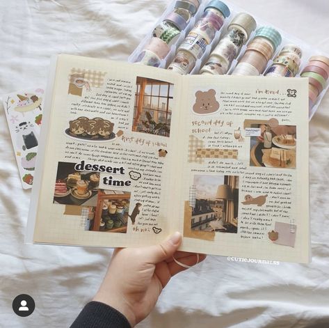 Journal Inspo Aesthetic, Journal Korean, Aesthetic Handwriting, Stationery Aesthetic, Ballet Journal, Journaling Aesthetic, Bujo Planner, Anime Journal, Bullet Journal Paper