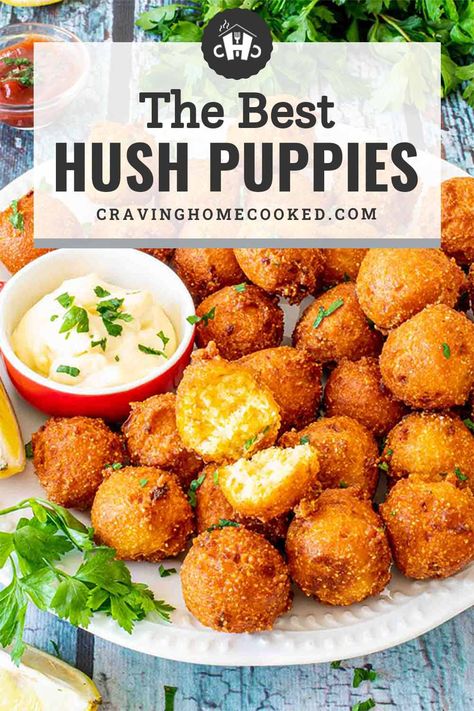 Corn Hush Puppies Recipe, Hush Puppies Recipe With Corn, Best Hush Puppies, Corn Hush Puppies, Homemade Hushpuppies, Easy Hush Puppy Recipe, Hush Puppy Recipe, Hush Puppies Recipe, Hush Puppy