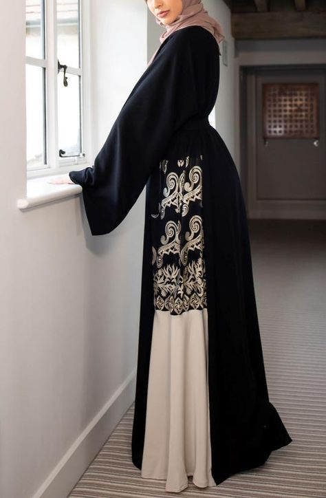 Check out our collection of classic black Abayas perfect for any occasion. Made of quality materials with intricate & elegant designs. We ship worldwide! New Abaya Designs, Turkish Abaya, Abaya Designs Dubai, Arabic Abaya, Luxury Abaya, Stylish Abaya, Closed Abaya, Abaya Designs Latest, Abaya Fashion Dubai