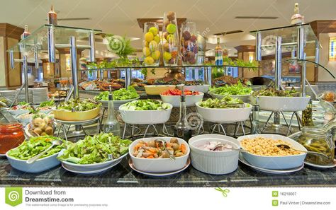 Buffet Salad Bar Restaurant | ... Free Stock Photography: Salad buffet in a luxury hotel restaurant Salad Bar Restaurants, Luxury Hotel Restaurant, Hotel Breakfast Buffet, Salad Buffet, Buffet Bar, Hotel Buffet, Vegetable Crisps, Hotel Breakfast, Buffet Restaurant