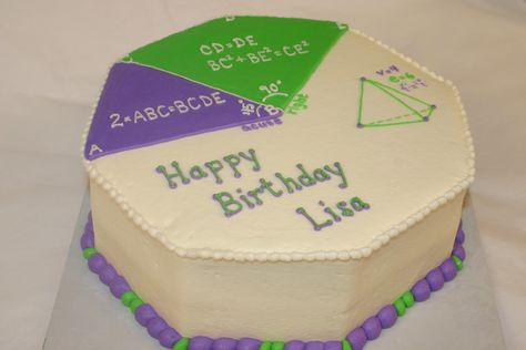 Maths Cake Design, Math Cake Ideas Birthday, Math Cake, Teacher Birthday Cake, Cakes Without Fondant, Cakes Cute, Teacher Cakes, Math Classroom Decorations, Math Teacher Humor