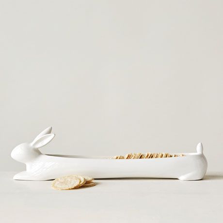 Find items like at Signals. Shop Now! Ceramic Rabbit, Summer Dining, White Rabbits, 15 Gifts, Foodie Gifts, Wall Crosses, Antique Farmhouse, Dish Sets, Deco Table