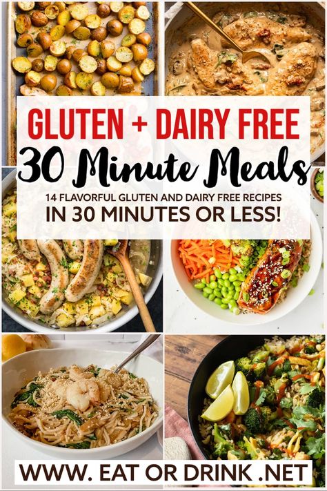 Dairy Free Recipes For One Person, Quick Non Dairy Dinner, Wheat And Gluten Free Recipes, Best Gluten Free Dairy Free Recipes, Dairy Free Dinner Recipes Easy, Cheap Dairy Free Dinners, Gluten Free Wheat Free Recipes, Non Dairy And Gluten Free Recipes, Gluten Dairy And Soy Free Recipes