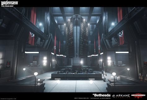 Wolfenstein Youngblood, Mila J, Small Museum, High Castle, Set Dressing, Sci Fi Environment, World Building, Level Design, Gamer Room