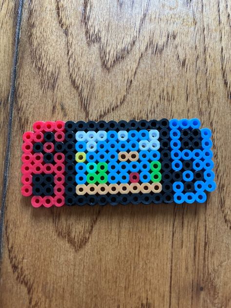 Perler Bead Artwork - Etsy Canada Melt Beads Patterns Small, Iron Beads Ideas, Bead Artwork, Hamma Beads Ideas, Easy Perler Bead Patterns, Cat Cosplay, Pearl Beads Pattern, Perler Ideas, Easy Perler Beads Ideas