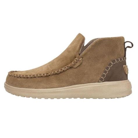 Denny Suede - Women's Boots | Hey Dude Shoes Hey Dude Boots, Boot Collection, Womens Suede Boots, Moc Toe Boots, Boots Comfortable, Hey Dude Shoes, Moccasins Style, Affordable Shoes, Hey Dude