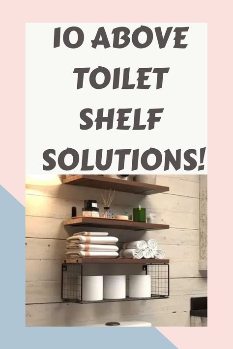 Looking for stylish and functional storage solutions for your bathroom? Look no further than an over-the-toilet unit! This type of storage option is ideal for optimizing space while keeping all of your bathroom necessities in order. With a variety of designs to choose from, we've compiled a list of the top 10 picks to simplify your decision-making process. Say goodbye to cluttered countertops and hello to a more organized bathroom with an over-the-toilet unit! Bathroom No Cabinets Storage Ideas, Over The Toilet Shelving Ideas, Bathroom Ideas Over Toilet, Bathroom Shelf Behind Toilet, Built In Shelves Over Toilet, Small Bathroom Above Toilet Ideas, Open Shelves Above Toilet, Bathroom Wall Decor Ideas Above Toilet, What To Put Above Toilet