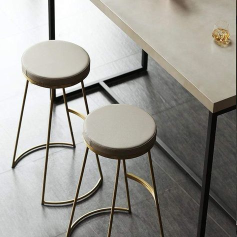 Spartan Stool – Articture Eclectic Kitchen Island, Kursi Bar, Eclectic Kitchen, Leather Counter Stools, Esstisch Modern, Backless Bar Stools, Swivel Barrel Chair, Steel Chair, Boutique Interior