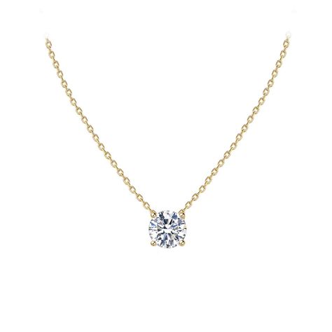 PRICES MAY VARY. Delicate 5mm cubic zirconia necklace, 0.5 cttw CZ diamond solitaire necklace, selected 5A grade (8 hearts & 8 arrows) cubic zirconia, D color, VVS Clarity. Handcrafted in Sterling Silver Stamped with 925, trendy 14k gold plated necklace, quality high shine polished This dainty necklace length adjustable from 15.7 to 18.5 inches with extender, cubic zirconia pendant 5mm. You can wear it alone as a simple dainty necklace or layered necklace and match it with other choker necklaces Diamond Necklace Pendant, Necklace Packaging, Diamond Solitaire Necklace, Cubic Zirconia Necklace, Solitaire Necklaces, Gold Necklace Women, Tennis Necklace, Diamond Pendant Necklace, Gold Plated Necklace