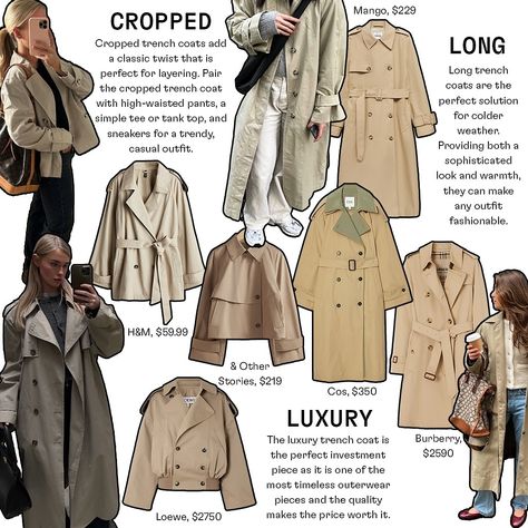 As fall rolls around, one wardrobe staple is always in style – the trench coat. Whether you’re looking for a modern cut, a statement piece, or the classic design, there’s a coat for everyone. Where to buy & how to style trench coats on astyleset.com/blog/styling-trench-coats 🧥 #fallfashion #falloutfits #trenchcoat Cute Trench Coat Outfits, Fall Rolls, Trench Coat Outfits, Outfit Links, Trench Coat Outfit, Trench Coat Style, Coat Outfits, Fashion Pieces, Winter 2024