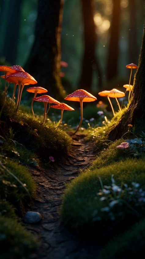 Fairy Woods Aesthetic, Feywild Aesthetic, Woodland Fairy Aesthetic, Bg Reference, Soul Aesthetic, Fairytale Forest, Painting House, Forest Elf, Fairy Aesthetic