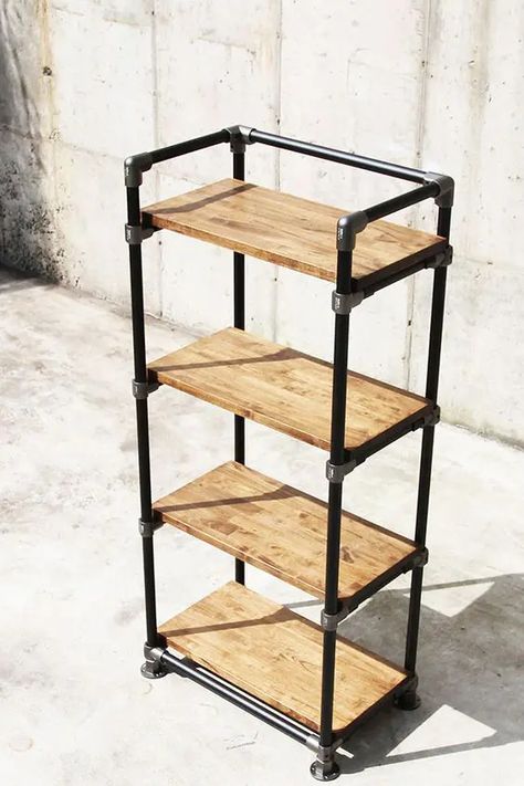 Pvc Pipe Furniture, Diy Pipe Shelves, Apartment Boho, Pvc Furniture, Industrial Pipe Furniture, Koti Diy, Pvc Pipe Crafts, Pvc Pipe Projects, Desain Furnitur Modern