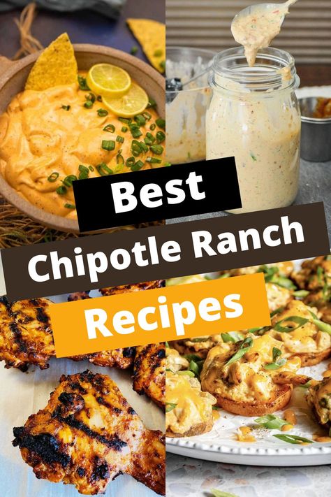 TOP 15 CHIPOTLE RANCH RECIPES FOR FLAVOR Chipotle Ranch Recipe, Chipotle Restaurant Recipes, Best Baklava Recipe, Veal Saltimbocca, Saltimbocca Recipe, Chicken Ranch Tacos, Ranch Recipes, Ranch Burgers, Chipotle Recipes