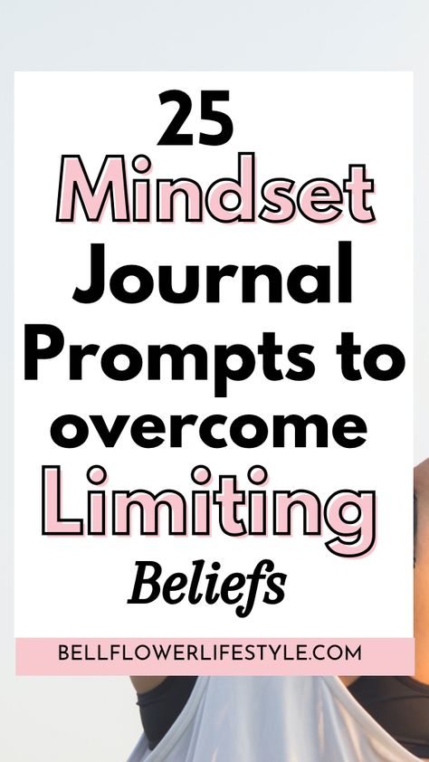 25 Powerful Mindset journal prompts to overcome limiting beliefs Mindset Journal Prompts, Mindset Journal, Morning Journal Prompts, Powerful Mindset, Journal Prompts For Kids, Prompt Ideas, Living Your Dream, Entrepreneurship Motivation, Journal Challenge