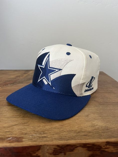 Dallas Cowboys Double Shark Tooth Logo Athletic SnapBack Hat Sports Logo Snapback Hat, Sports Snapback Hat With Custom Logo, Sports Team Logo Snapback Baseball Cap, Dallas Cowboys Hats Woman, Dallas Cowboys Fitted Hats, Teeth Logo, Dallas Cowboys Hats, Athletic Men, Shark Teeth