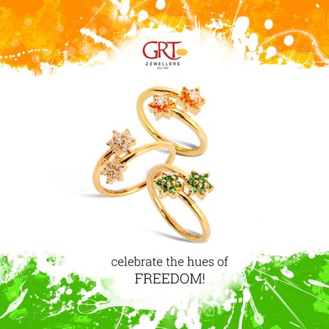 #GRT #Jewellers #wishes you a #Happy #Independence Day! Here's to greater progress, development and peace in the years to come... Grt Jewellers, Republic Day, Happy Independence, Creative Ads, Happy Independence Day, Creative Advertising, Printable Activities, Media Design, Social Media Design