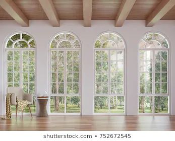 Window Brands, French Windows, Window Replacement, Beautiful Windows, Living Room Scandinavian, Scandinavian Living, Windows Exterior, Arched Windows, Window View