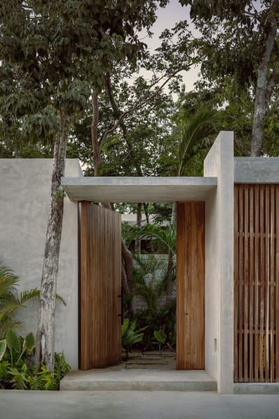 Health Studio, Villa Inspiration, Scorpios Mykonos, Courtyard Entry, Mount Sinai, Wooden Arch, House Gate Design, Mango Tree, Casa Exterior