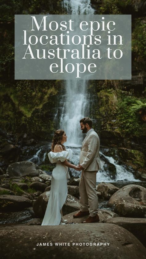 Elopement Ideas Australia, Eloping Locations, Elopement Australia, Australia Elopement, James White, Stunning Landscapes, Breathtaking Places, Secret Beach, Tie The Knot