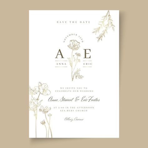 Hand Drawn Wedding Invitations, Digital Wedding Invitations Design, Boho Wedding Invitation Template, Engagement Invitation Cards, Floral Wedding Stationery, Retro Wedding Invitations, Engagement Invitation Template, Elegant Wedding Invitation Card, Minimal Wedding Invitation