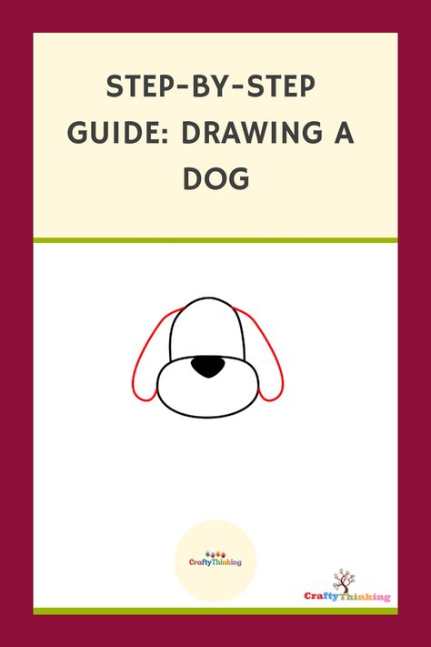 Unleash your creativity and discover the joy of drawing with our easy-to-follow tutorial for beginners! Learn how to draw an adorable dog from start to finish, refining your skills and creating beautiful artwork along the way. Our step-by-step guide will help you master the art of dog drawing, no matter your skill level. Get started today and let your inner artist shine! How To Draw A Dog Face Step By Step, How To Draw Things Step By Step, Step By Step Drawing Of A Dog, How To Draw An Easy Dog, Drawing A Dog Step By Step, How To Draw A Simple Dog, Beginning Sketching Step By Step, Draw Dog Easy Kids, Step By Step Dog Drawing