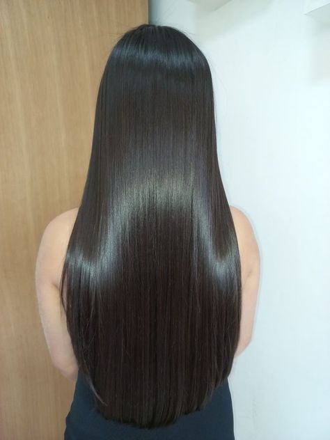 Long And Shiny Hair, Straight Hair Aesthetic Faceless, Straight Silky Hair, 1b Hair, Curly Braided Hairstyles, Hair Ext, Long Shiny Hair, Korean Hair Color, Long Silky Hair