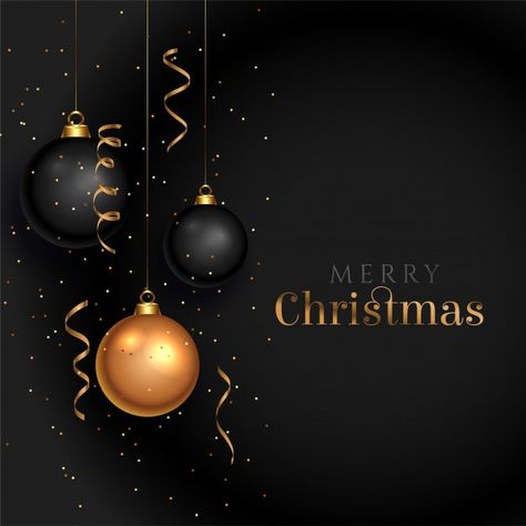 Black Christmas Wallpaper Iphone, Decorating Snowflakes, Black Christmas Background, Gold Christmas Wallpaper, Christmas Wallpaper Free, Christmas Stock Photos, Trees Wallpaper, Xmas Pictures, Merry Christmas Wallpaper