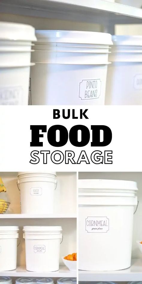 Small House Big Family, Large Flour Storage Containers, Flour Storage Containers, Bulk Food Storage Containers, Bulk Food Storage, Food Storage Rooms, Baking Storage, Flour Storage, Flour Container