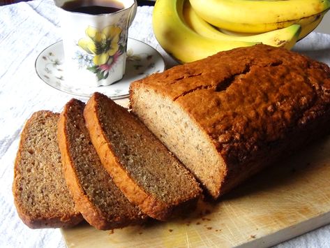 Best Ever One Bowl Banana Bread One Bowl Banana Bread, Pound Cake Recipes Easy, Easy Banana Bread Recipe, Make Banana Bread, Recipes Sweet, Best Banana Bread, Banana Bread Recipe, Bread Recipes Sweet, Cinnamon Banana