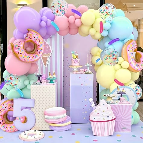 Faster shipping. Better service Ice Cream Balloons, Candy Theme Birthday Party, Donut Themed Birthday Party, Christening Ideas, Ballon Party, Party Checklist, Donut Birthday Parties, Candy Birthday Party, Pool Party Decorations