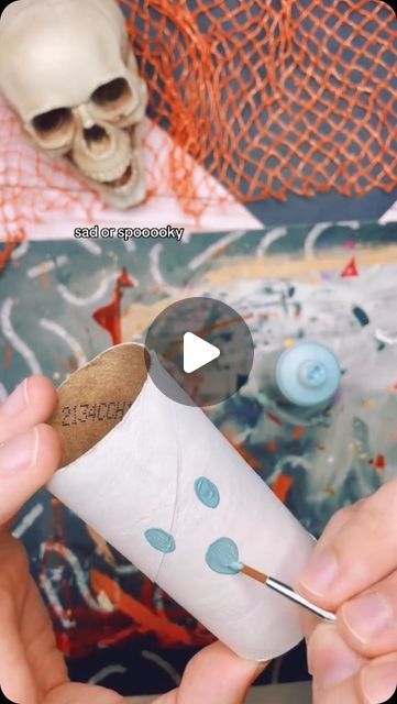 Timm Sevitz on Instagram: "Fun and Easy Halloween Toilet Paper Roll Ghosts Craft For Kids 👻

Get into the Halloween spirit with this easy and fun ghost craft made from a simple toilet paper roll! It’s the perfect activity to keep little hands busy and creative minds active this fall. Whether you’re hosting a Halloween party or just looking for a festive craft to do at home, these spooky paper roll ghosts are sure to be a hit! Kids will love decorating their ghosts with googly eyes, markers, and whatever spooky touches their imaginations can conjure. Best of all, it’s a great way to recycle and repurpose those empty paper rolls!

Supplies:
✨ Paper Roll
✨ Paint
✨ Paint Brush
✨ Scissors
✨ Tissue Paper or Crepe Paper
✨ Glue Stick
✨ Glitter
✨ String

Halloween Crafts, Kids Crafts, Ghost Craft, Toilet Paper Roll Crafts Halloween, Craft To Do At Home, Halloween Toilet Paper Roll, Halloween Toilet Paper, Simple Toilet, Ghost Craft, Empty Paper, Paper Towel Crafts, Ghost Crafts