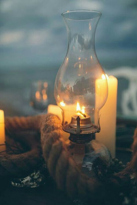 Light away, through the oceans. Greek Wedding Candles, Lanterns Light, Candle Lantern, Seaside Wedding, Light The Way, Jolie Photo, Candle Light, Wedding Candles, Twinkle Lights