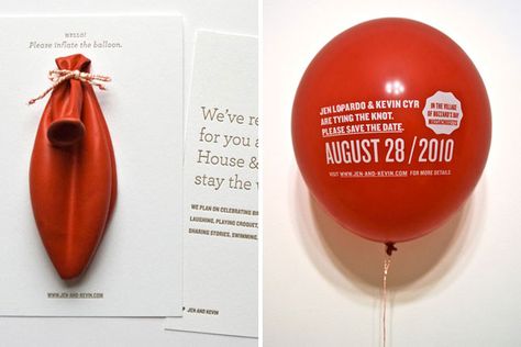 Balloon Invitations | 25 Creative Invitations Creative Invitation Design, Gala Invitation, Balloon Invitation, Whatsapp Text, Marriage Invitations, Indian Wedding Cards, Creative Invitations, Carton Invitation, Invitation Inspiration