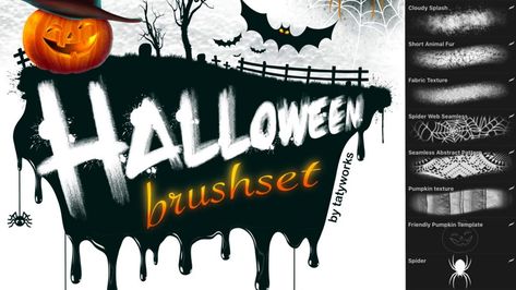 The post Halloween Brush Set Procreate appeared first on PsFiles.
A free Halloween brush set for Procreate. With this brush set, you’ll get 12 carefully designed Halloween brushes: 8 of the brushes are textures and patterns, and you’ll also get 4 stamps that are a pumpkin, 2 spiders, and a bat. Thanks to TatyWorks for sharing the brushes. Don’t forget to appreciate and support the […]
The post Halloween Brush Set Procreate appeared first on PsFiles. App Drawings, Brush Effect, Best Procreate Brushes, Pumpkin Template, Photoshop Brushes Free, Free Brushes, Illustrator Brushes, Free Procreate, Procreate Brushes Free