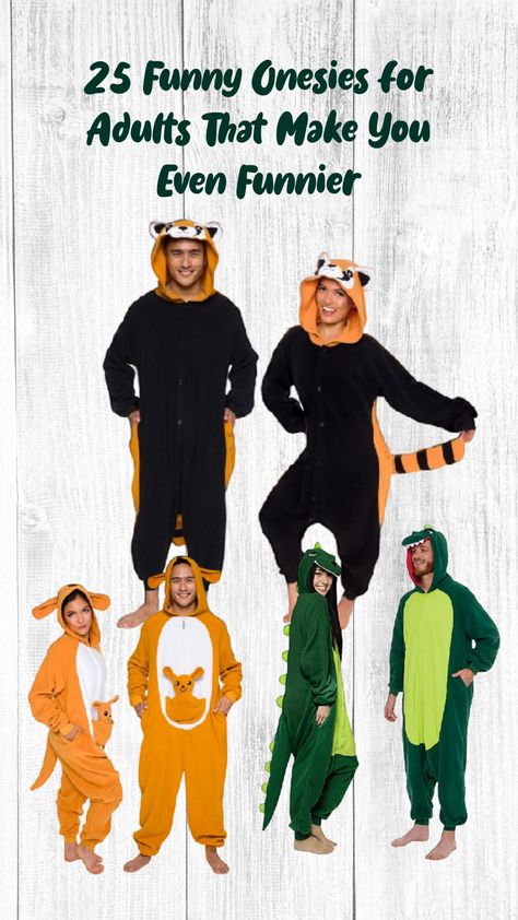 If you’re about to start your search for the perfect onesie for your special occasion, you might want to take a look at the following list of 25 funny onesies for adults that will make you look funny. #funnyonesies #funnyonesiesforboys #funnyonesiesgirl #funnyonesiesforbabies #funnyonesiesforadults #funnyonesieshumor #funnyonesiesforwomen Onsie Party Ideas For Adults, Funny Onesies For Adults, Onesie Ideas Women, Cool Onesies, Funny Items, Christmas Onesie, Funny Onesies, Relaxed Outfit, Funny Baby Onesies